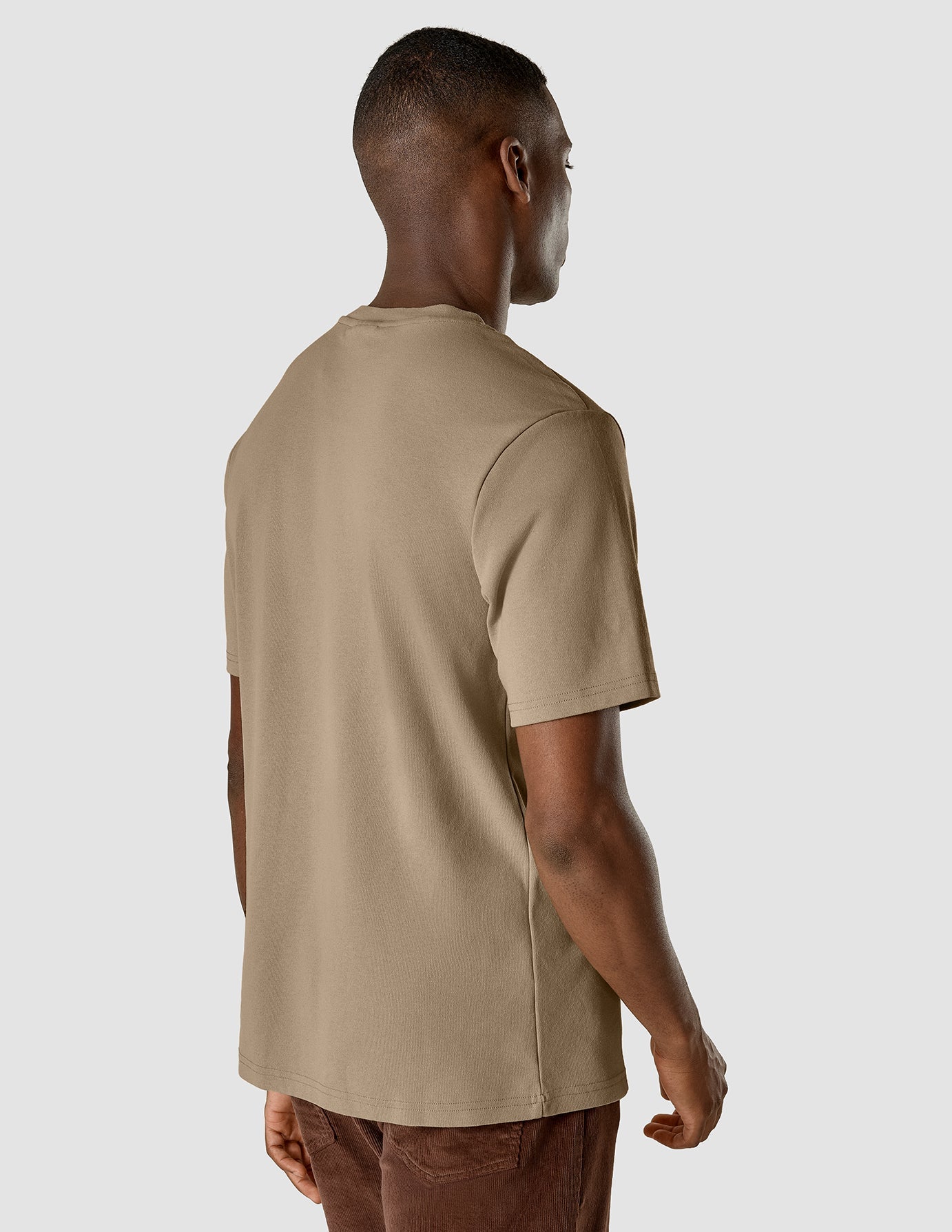 Heavy Box Fit T-shirt Khaki